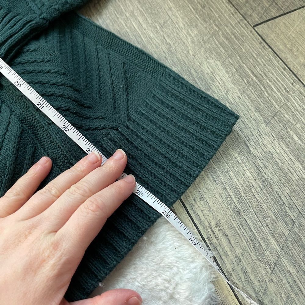 J Jason Wu Green Cableknit Chunky Sweater - Picture 3 of 7